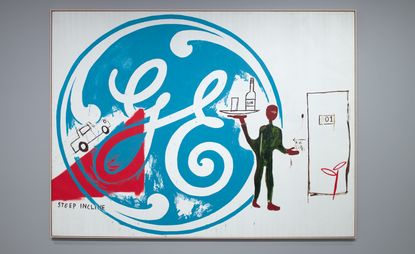 installation view: ‘Basquiat x Warhol. Painting 4 Hands’ at Fondation Louis Vuitton